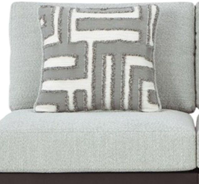 Signature Design by Ashley® Beachloft 2-Piece Black/Gray Aluminum/Fabric Outdoor Modular Sectional-1