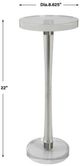 Uttermost® Pria Brushed Nickel Drink Table-2