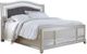 Signature Design by Ashley® Coralayne 2-Piece Silver California King Panel Bed Set-1