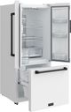 Thor Kitchen Gordon Ramsay Series 30" White French Door Counter Depth Refrigerator with Black Hardware-5