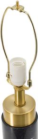 A & B Home Black/Gold Cylinder Lamp-4