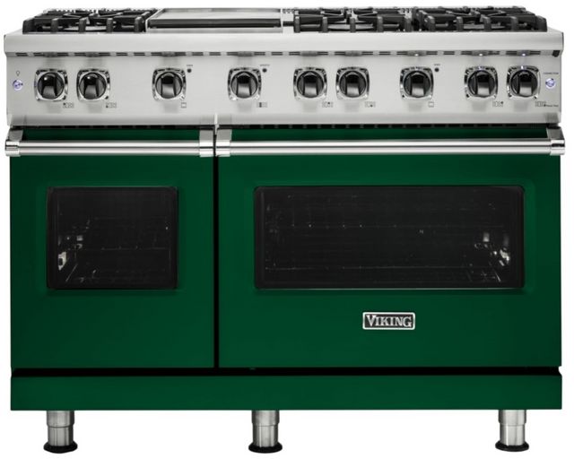 Viking® 5 Series 48" Ivy Pro Style Liquid Propane Gas Range with Griddle