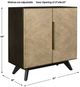 Uttermost® Reina Dark Walnut/Light Wood Cabinet-2