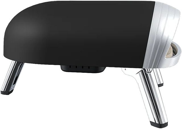 Unique® Appliances Classic Retro 12" Matte Black Liquid Propane Pizza Oven-3