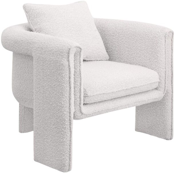Meridian Furniture Sloan Cream 35" Accent Chair-0