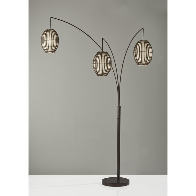 Adesso® Maui Antique Bronze Floor Lamp-2