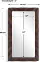 Uttermost® Wrinkle Dark Walnut Mirror-2