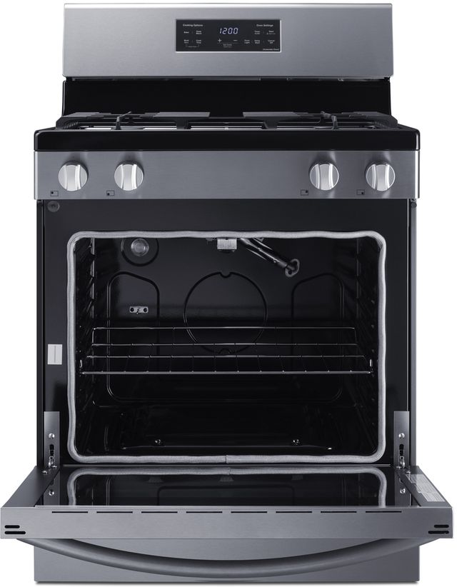 Summit® 30" Black FreeStanding Gas Range-1