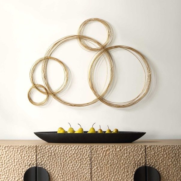 Uttermost® Golden Bubbles Gold Wall Decor-1