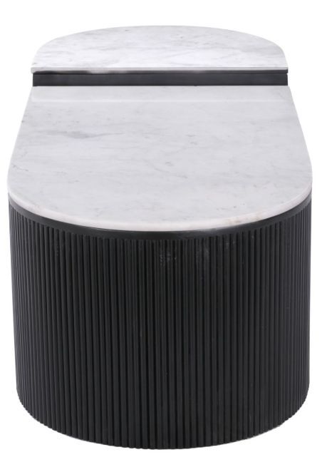 Zuo® Modern Ormara 2-Piece Black/White Coffee Table Set-1
