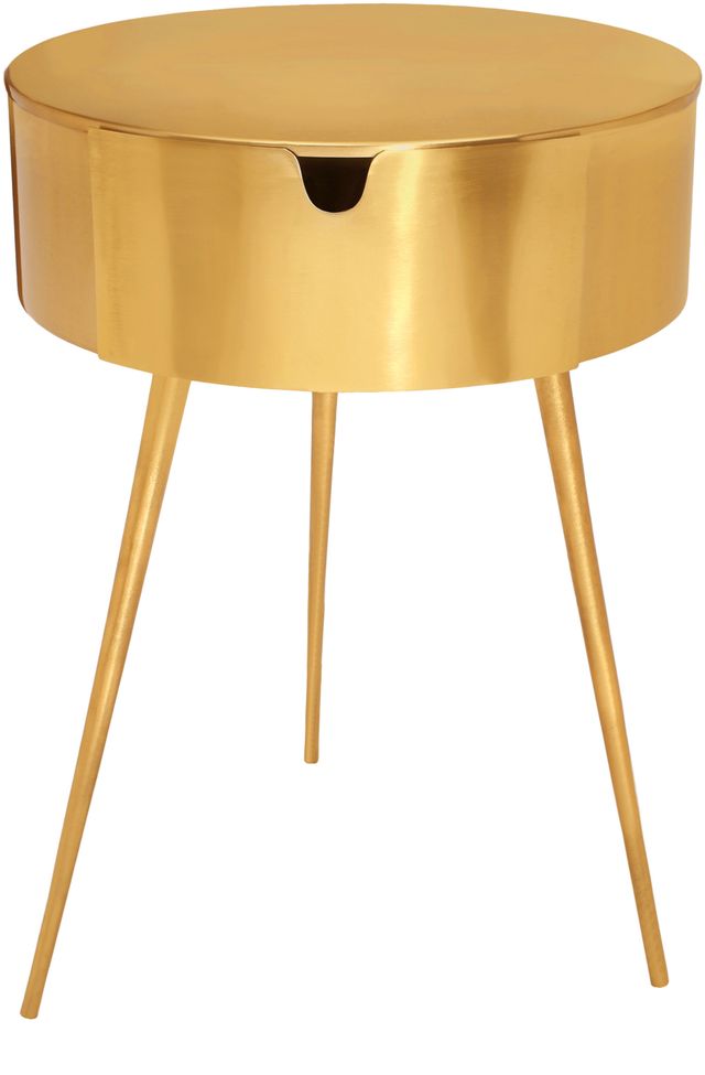 Meridian Furniture Bali Gold Nightstand-0