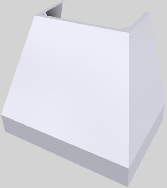 Vent-A-Hood® Designer Series 36" White Wall Mounted Range Hood-1
