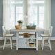 Liberty Furniture Lindsey Farm 5-Piece Sandstone/Weathered White Gathering Table Set-1