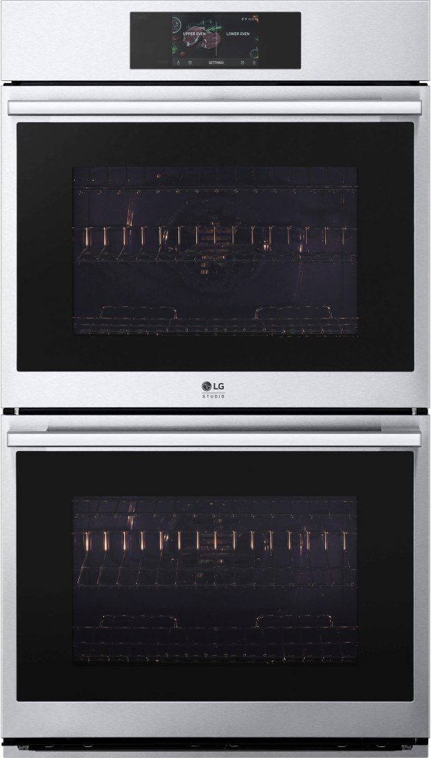 Clearance LG Studio 30" Stainless Steel Double Electric Wall Oven-0