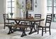 Signature Design by Ashley® Wildenauer 6-Piece Brown/Black Dining Table Set-0