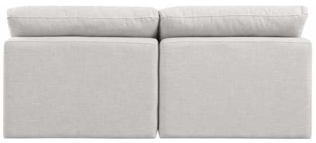 Meridian Furniture Cube 2-Piece Cream Modular Sectional Armless Loveseat-2