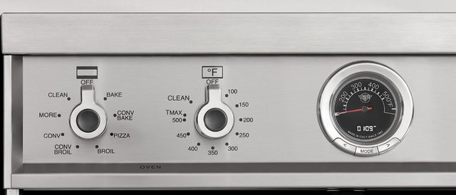 Bertazzoni Professional Series 48" Rosso Pro Style Dual Fuel Range-3