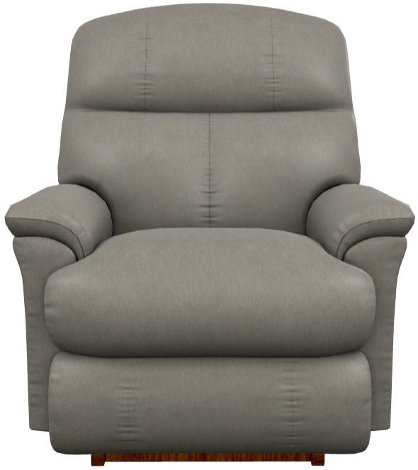La-Z-Boy® Reed Putty Leather Power Rocking Recliner with Headrest and Lumbar-1