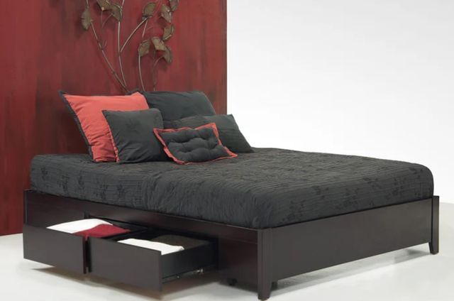Modus Furniture Nevis Espresso Full Simple Storage Bed-1
