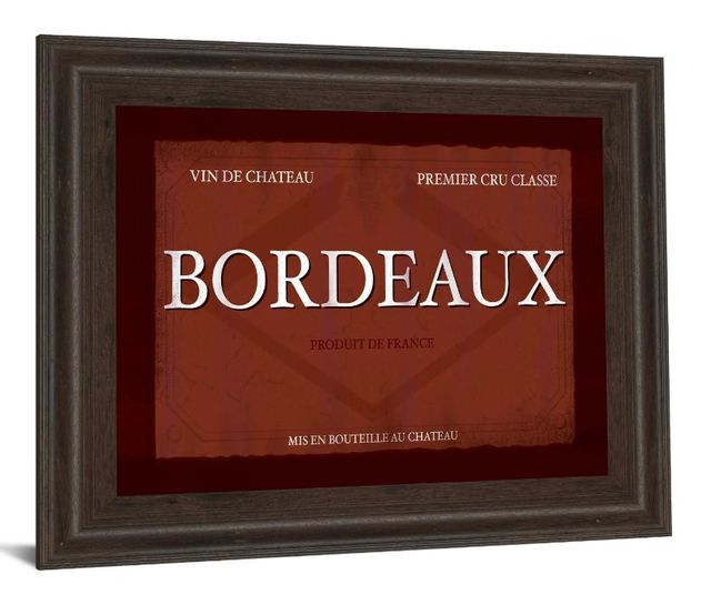 Classy Art Bordeaux by Paola Viveiros Wall Art-1