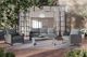 New Classic® Home Furnishings Fiji 4-Piece Gray Aluminum/Fabric/Wicker Outdoor Conversation Set-1