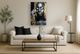 Classy Living Woman Gold Hair Rhinestones Wall Art-1