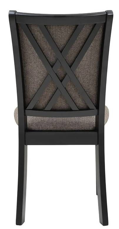 New Classic® Home Furnishings Potomac Black/Brown Dining Chair-4