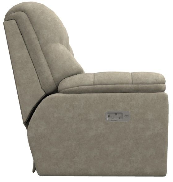 La-Z-Boy® Morrison Stucco Power Reclining Loveseat with Console, Headrest, and Lumbar-2