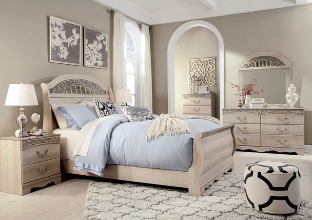 Signature Design by Ashley® Catalina Queen Sleigh Headboard-4