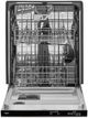 Whirlpool 24" Fingerprint Resistant Black Stainless Steel Top Control Built In Dishwasher-1
