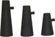 Renwil® Aflynta Set of 3 Textured Matt Black Vases-1