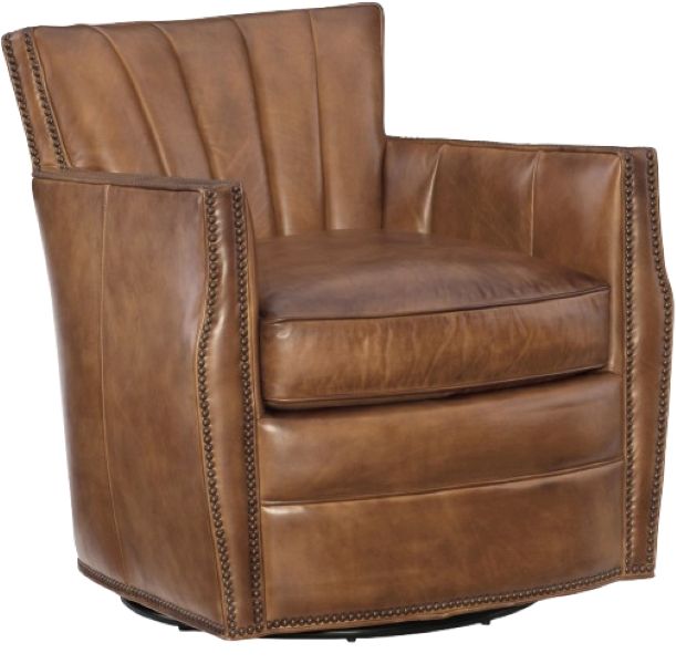 Hooker® Furniture CC Carson Checkmate Pawn Swivel Club Chair