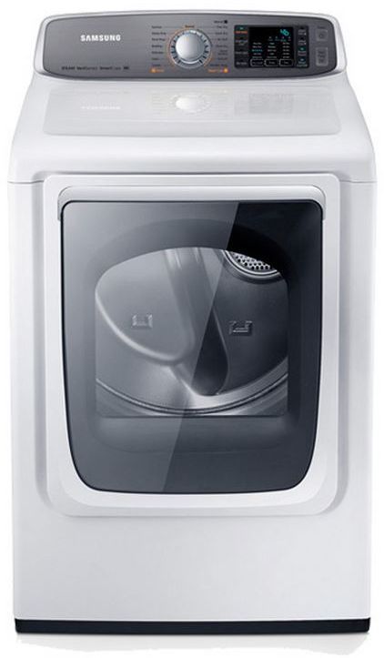 Samsung Front Load Gas Dryer-Neat White-0