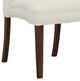 Fairfield® Customizable Entree Dining Camel Short Back Armless Stack Chair with Tobacco Legs and Buttons-2