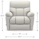 La-Z-Boy® Morrison Espresso Leather Rocking Recliner-5