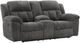 Signature Design by Ashley® Frohn Graphite Reclining Loveseat with Console-0