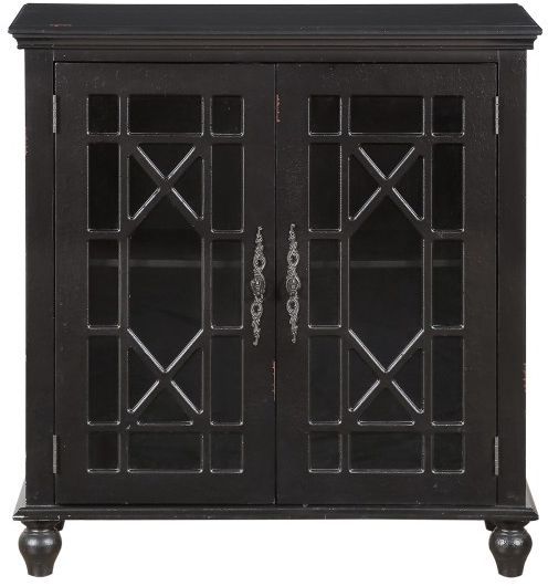 Mazin Furniture Eliza Antique Black Accent Chest-0