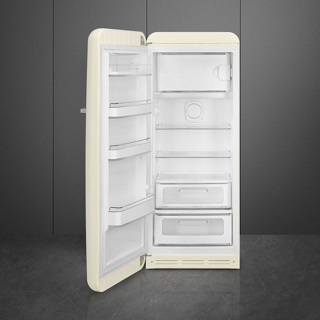 Smeg 50's Retro Style 9.9 Cu. Ft. Cream Compact Refrigerator-2