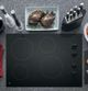 GE® 30" Black Built-In Knob Control Electric Cooktop with 4 Elements-3