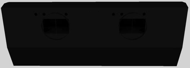 Vent-A-Hood® 60" Black Wall Mounted Liner Insert-1