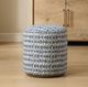 Uttermost® Cas Blue Ottoman-1