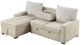 Homelegance® Gallatin 2-Piece Beige/Light Gray Left-Arm Facing Sectional and Chaise-0