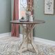 Coast2Coast Home™ Belsey Brown Counter Height Dining Table with Soft Cream Base-1