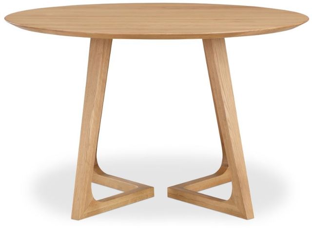 Moe’s Home Collection Godenza Natural Oak Round Dining Table-1