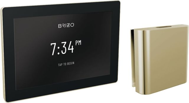 Brizo Other Lumicoat® Polished Nickel Mystix™ Transcendent Digital Interface and Square Steam Set-0