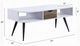 ACME Furniture Halima White Coffee Table with Black Base-4