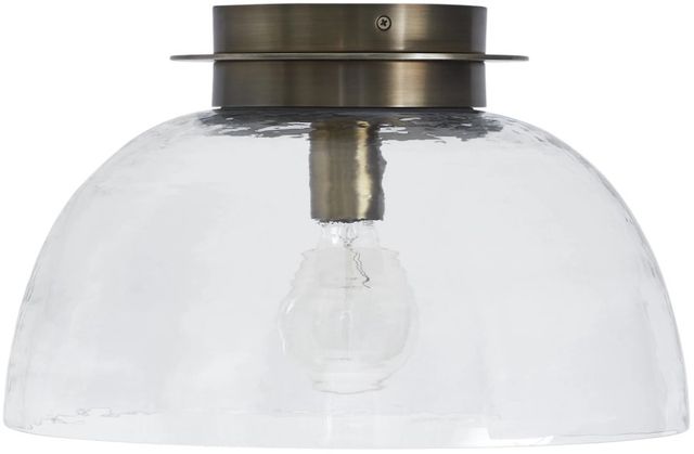 Renwil® Liliane Dark Antique Brushed Brass Flush Mount Light-0