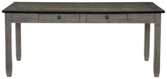 Homelegance® Granby Antique Gray Dining Table with Coffee Top -2