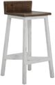 International Furniture Direct Pueblo Brown/White Bar Stool-0