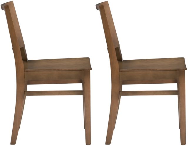 Linon Kentucky 2-Piece Natural Dining Chair Set-4